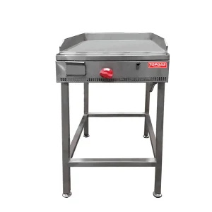 Plancha Churrasquera a Gas 60x50cm Acero Inoxidable